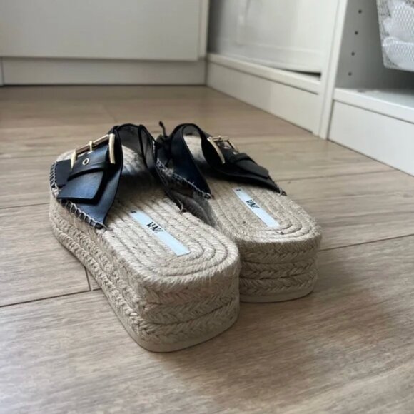 Zara Platform Espadrille Sandals EUR 38 - Picture 4 of 7